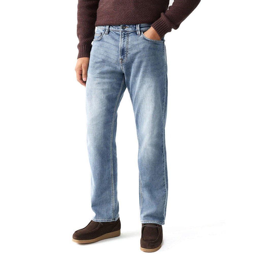 Men's straight denim jeans