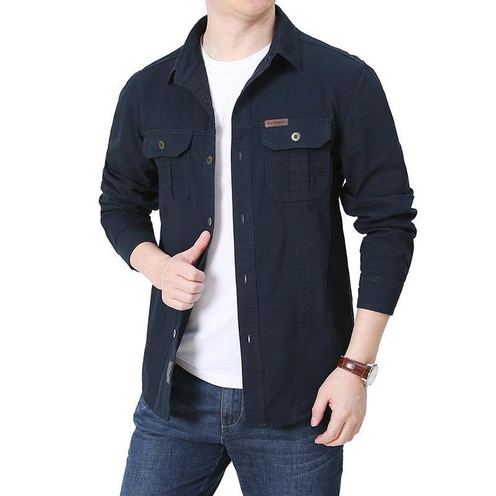 Men's classic long sleeve shirt