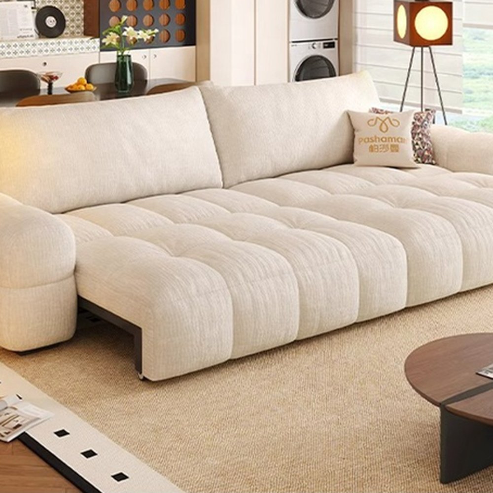 Fabric sectional sofa bed