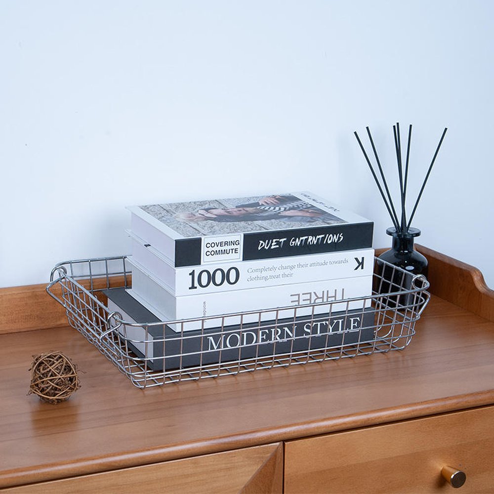 Metal wire storage tray