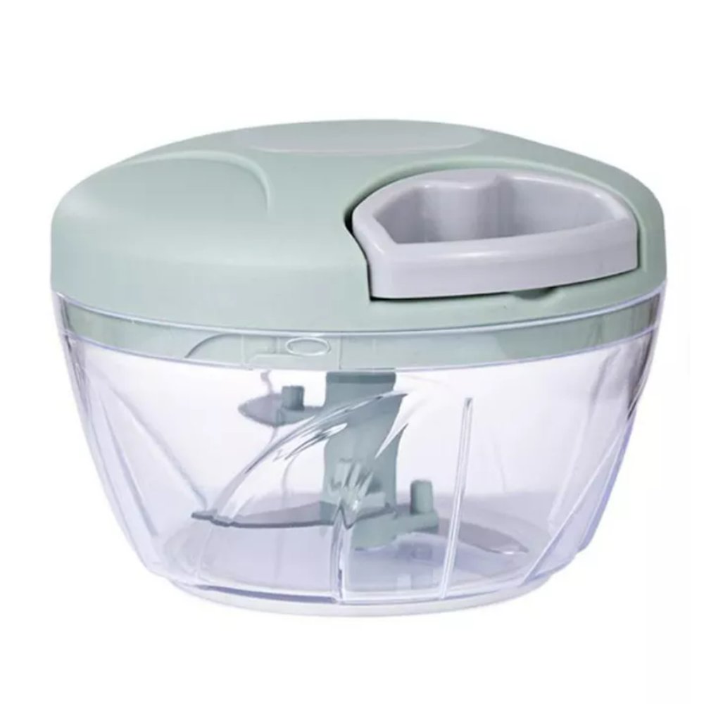 Hand-pull manual food chopper